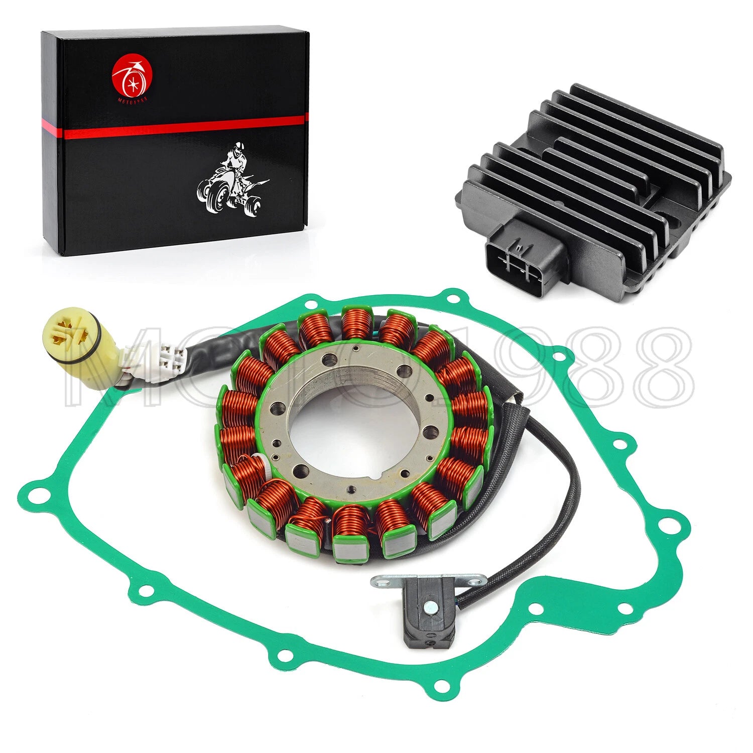 Generator Stator Regulator Rectifier Gasket for Yamaha YXR 660 Rhino (2004–2007)