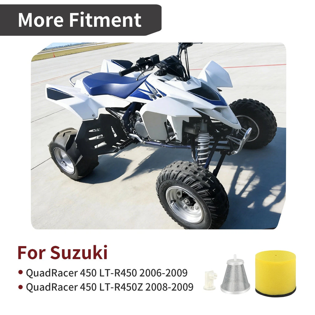 Air Filter Cleaner for Suzuki Quadracer 450 LTR450 (2006–2009) / LTR450Z (2008–2009)