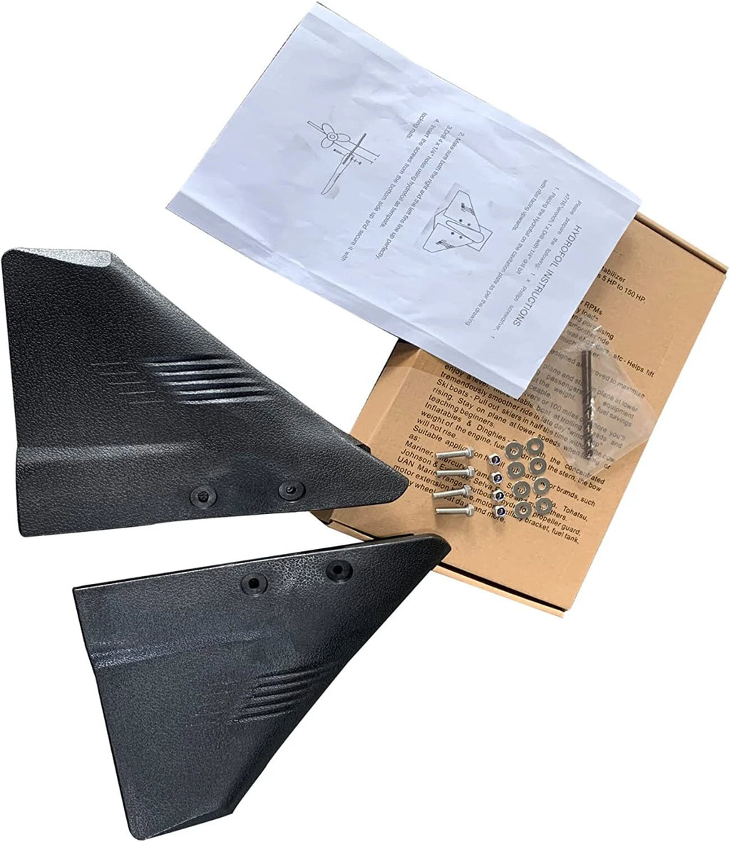 Dual Fin Hydrofoil Stabilizer for Outboard Motor 50 HP+ (Performance)