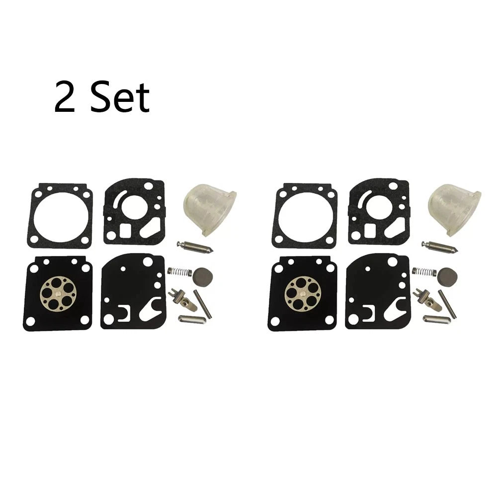 Set of 2 Carburetor Gasket Kit for Zama RB-115 C1U-W18 C1U-W18A C1U-W24