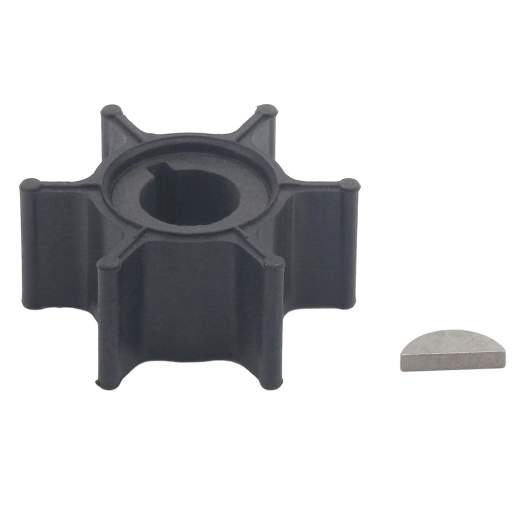 Water Pump Impeller & Key for Yamaha 2-Stroke 6-8 HP Outboard (1990–2023)