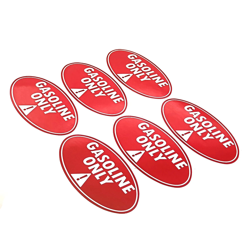 Gas Only Sticker for