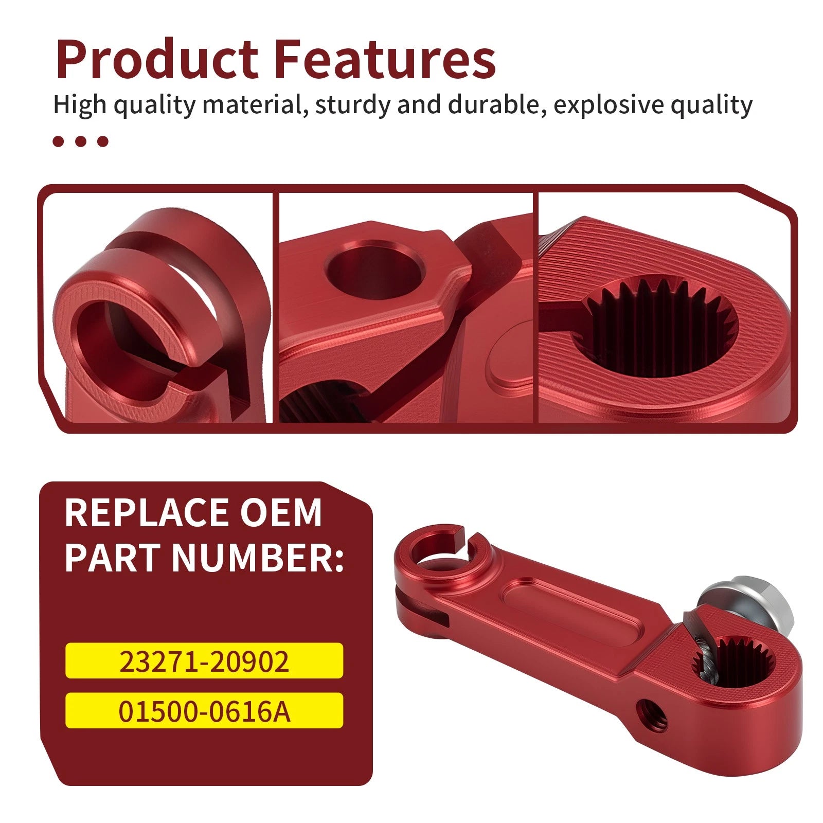 Clutch Release Arm & Bolt for Suzuki Quadracer 250 LT250R (1985–1992) 23271-20902