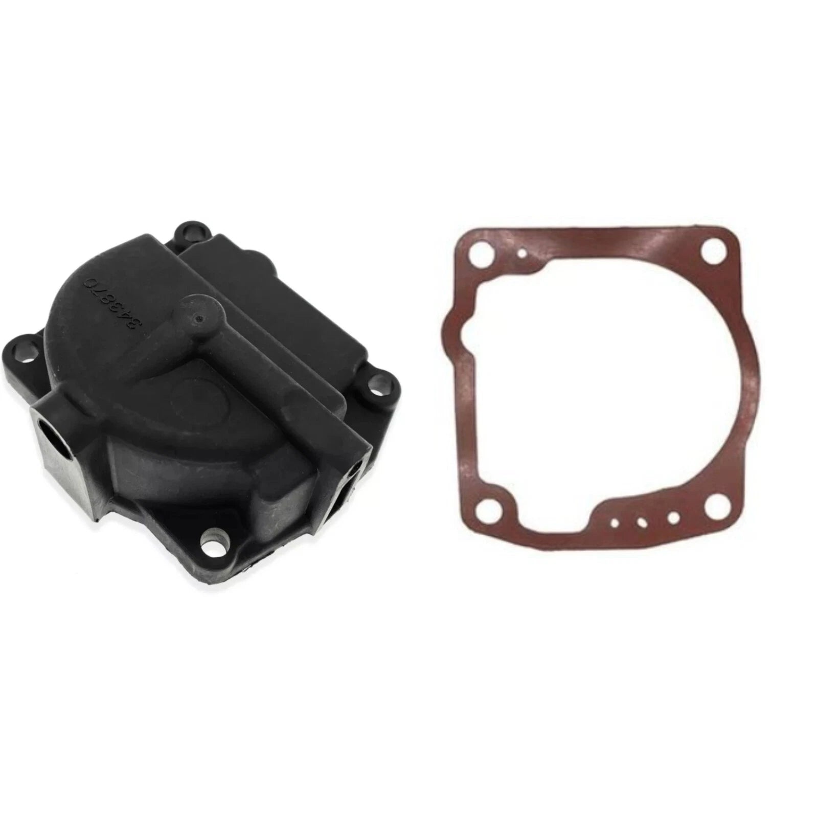 Float Chamber Carb Bowl 343870 for OMC Johnson/Evinrude 90-175hp (1990–1999)
