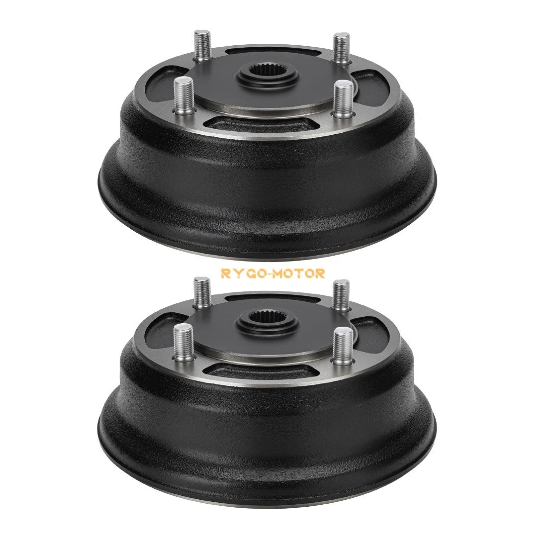 2X Rear Brake Drum Hub for Kawasaki Mule 3010 KAF620E KAF950B (2001–2008)