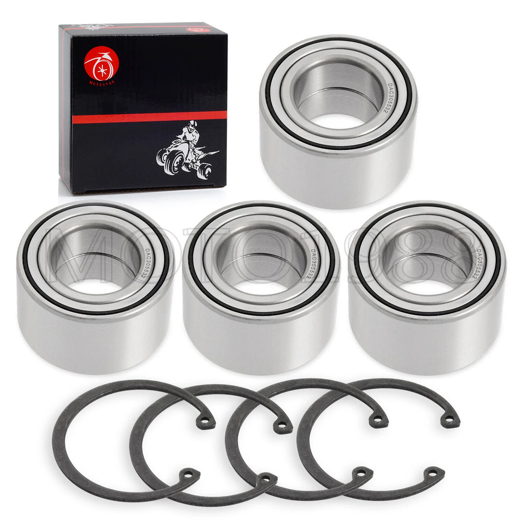 4X Front and Rear Wheel Bearing Kit for Yamaha Grizzly 550 660 700 (2007–2014) 93305-00602