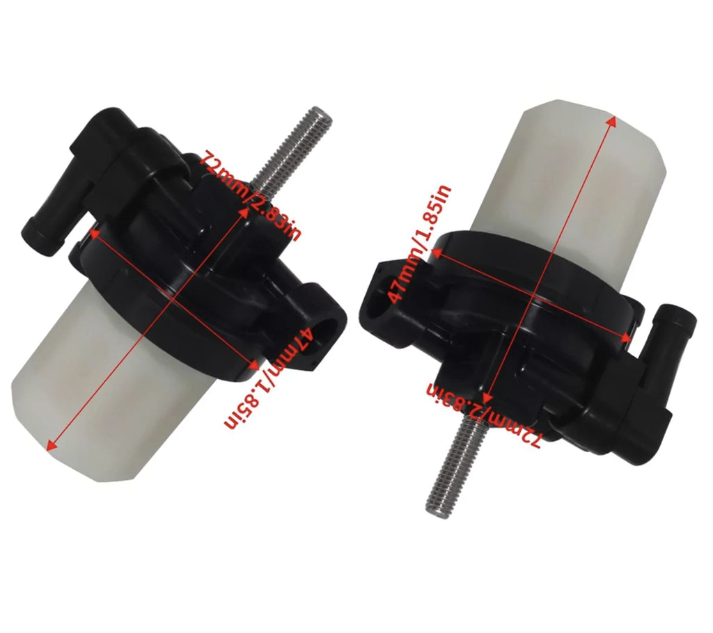 2 Fuel Filter Assy for Mercury 30HP 40HP 50HP 60HP (35-879884T)