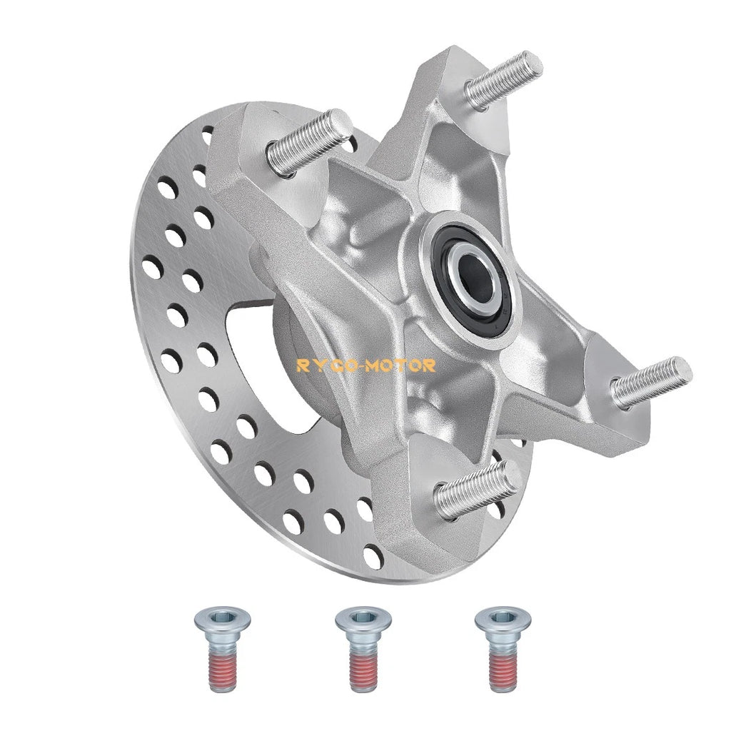 Front Wheel Hub & Brake Disc Rotor Set for Honda TRX250X TRX400X (2009–2014)