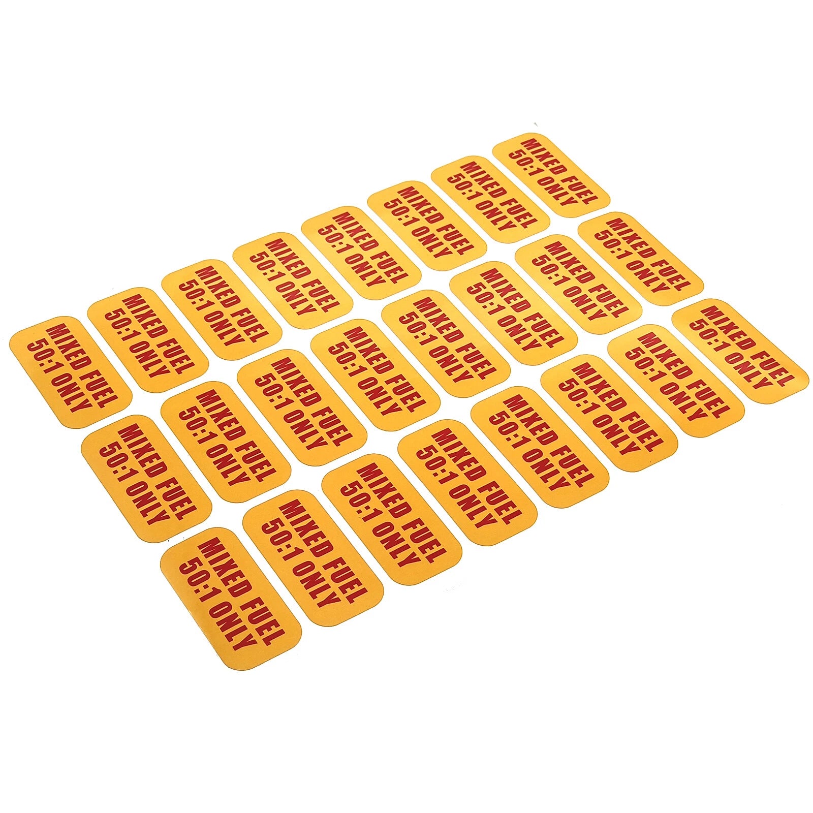 Mixed Fuel Sticker 50:1 for