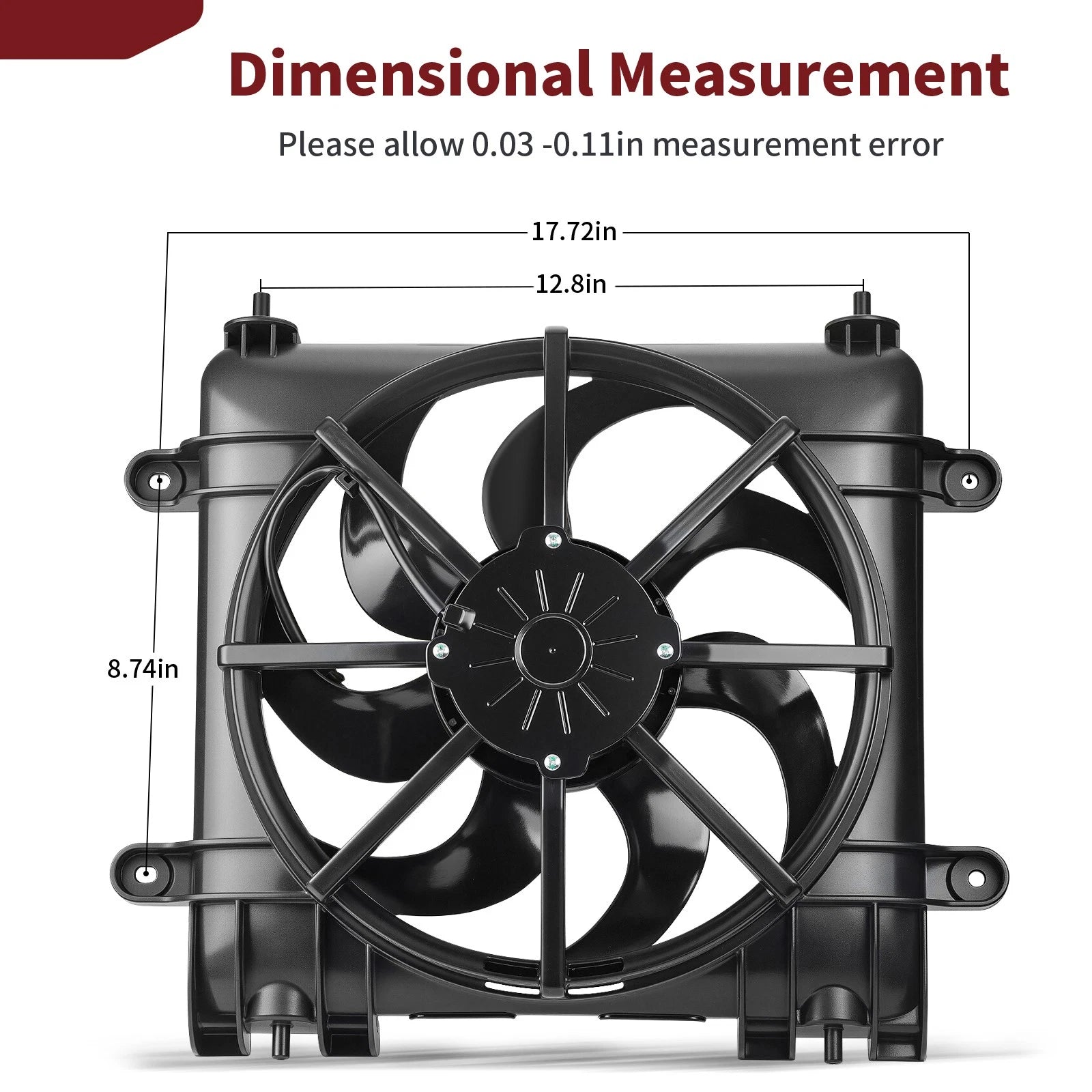 Radiator Fan Assembly for Polaris Ranger 570 900 1000 Crew XP (2015–2023)