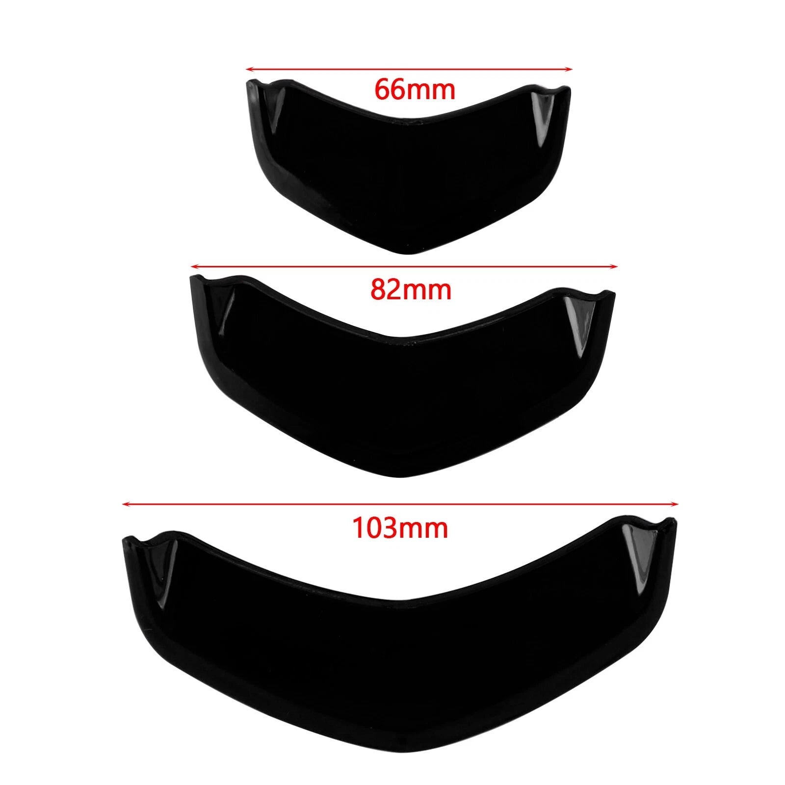Front Horn Cover Trim for Vespa Sprint 300, GTS 300, GTV (2014–2023) Black T9