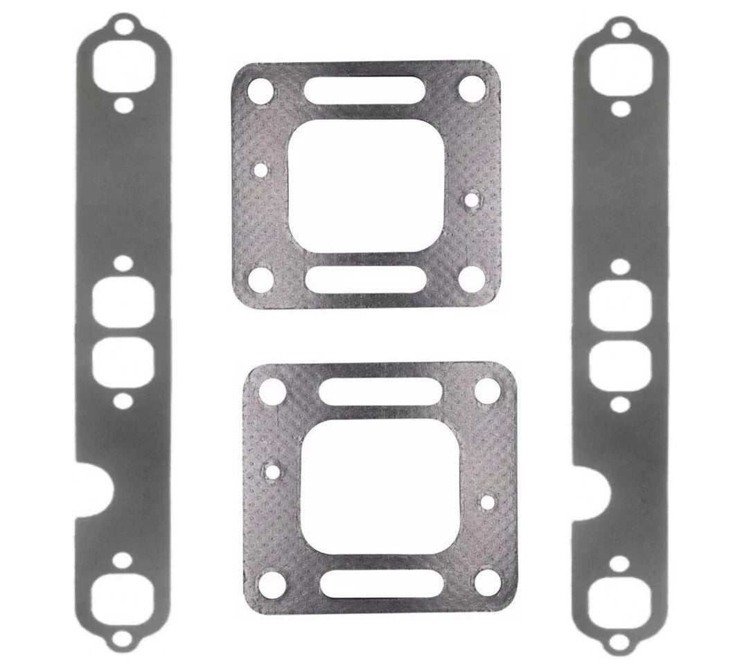 Exhaust Riser Elbow Gasket Set for Mercruiser 5.0L 5.7L (27-33395, 27-863724)