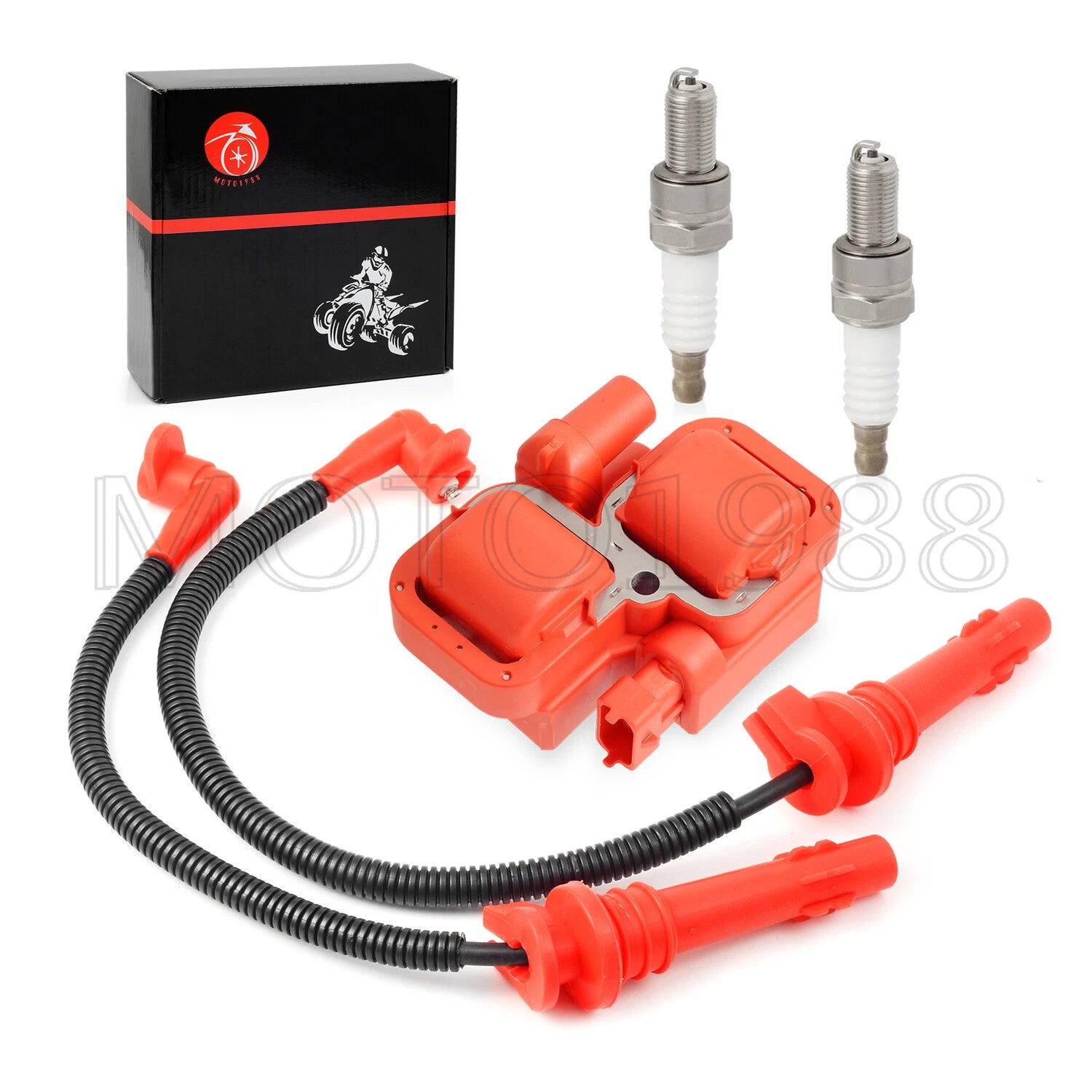 Ignition Coil & Spark Plug Cap Wire for Polaris RZR XP 4 Trail S 1000 (2014–2023)