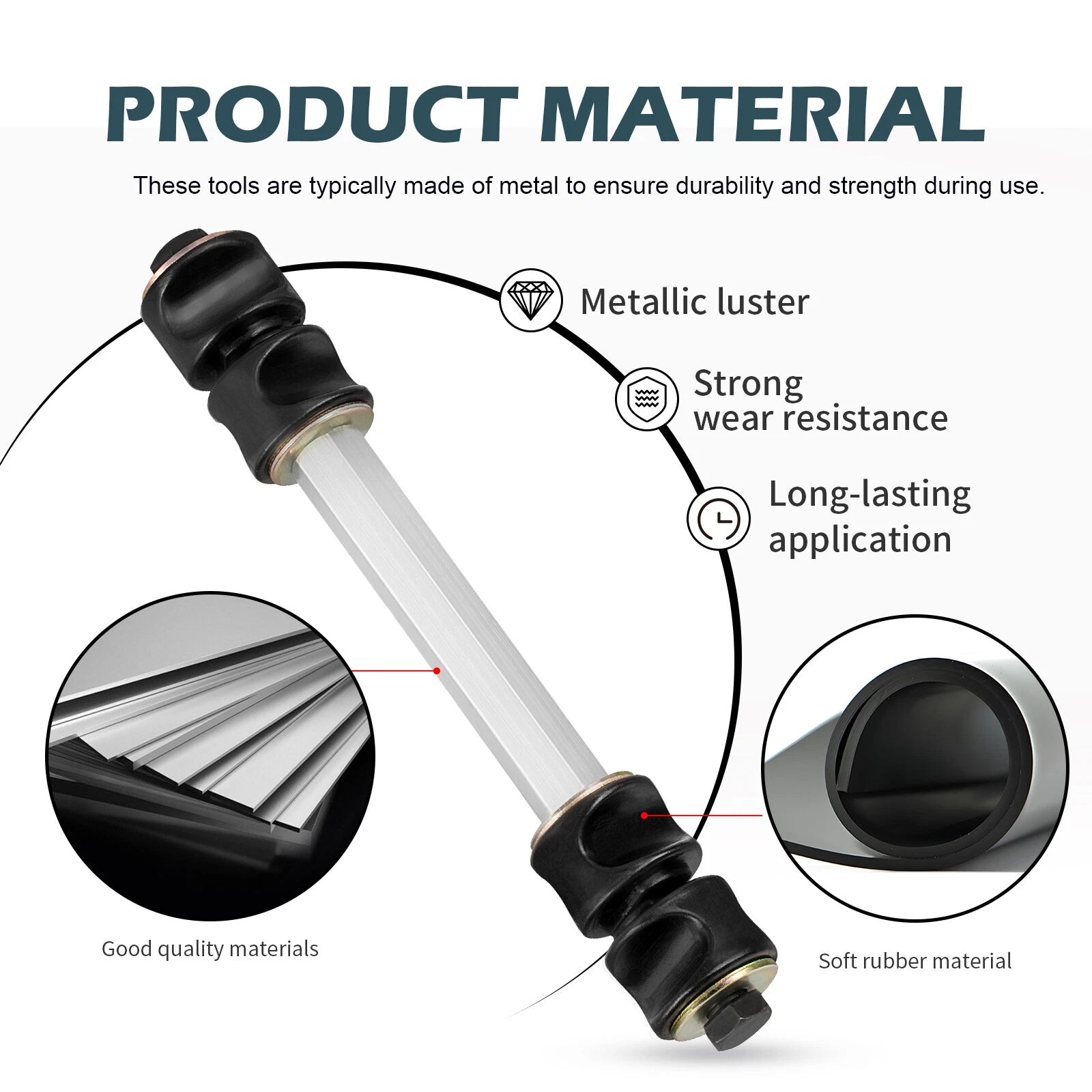 Sway Bar End Link for Polaris Ranger Sportsman 500 700 800 (2000–2014) 2-Pack