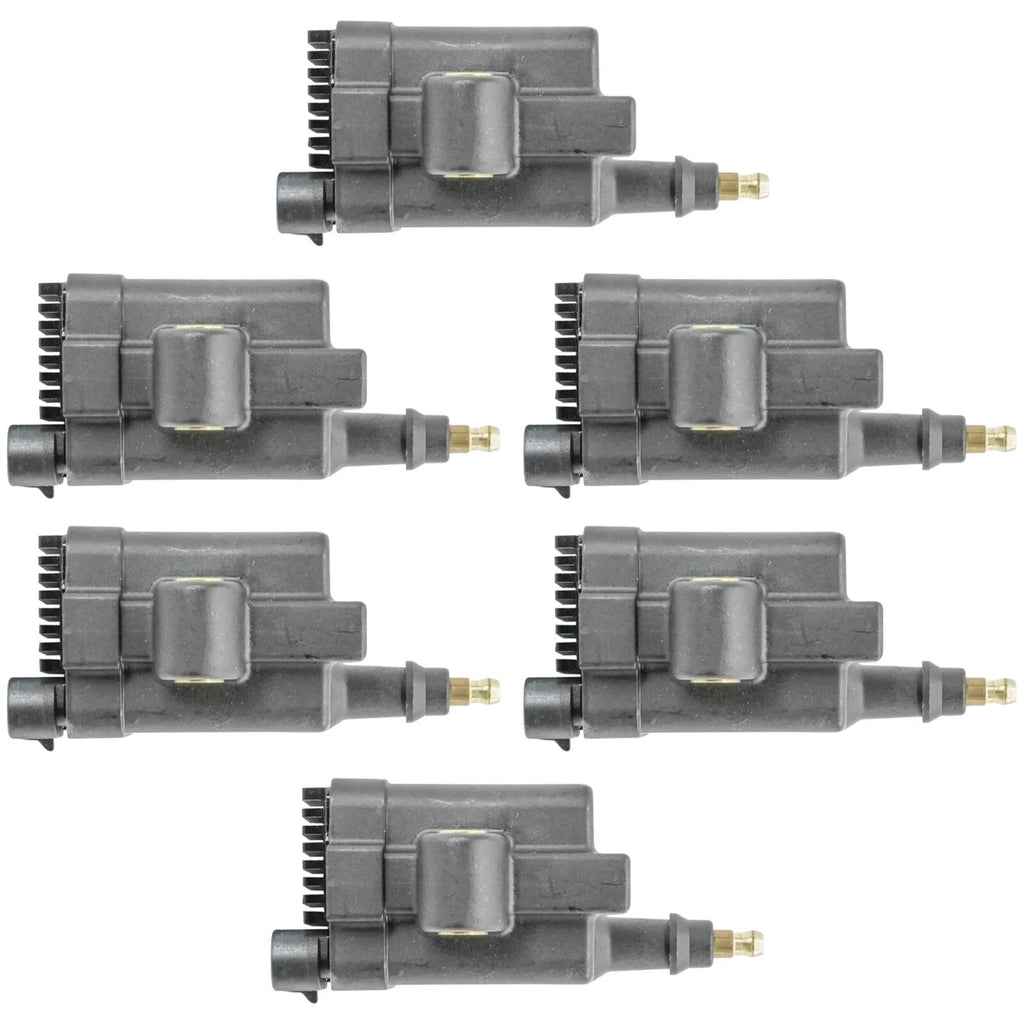 6-Pack Ignition Coils for Mercury Outboard V-135 V-150 V-175 V-200 (2000–2005)