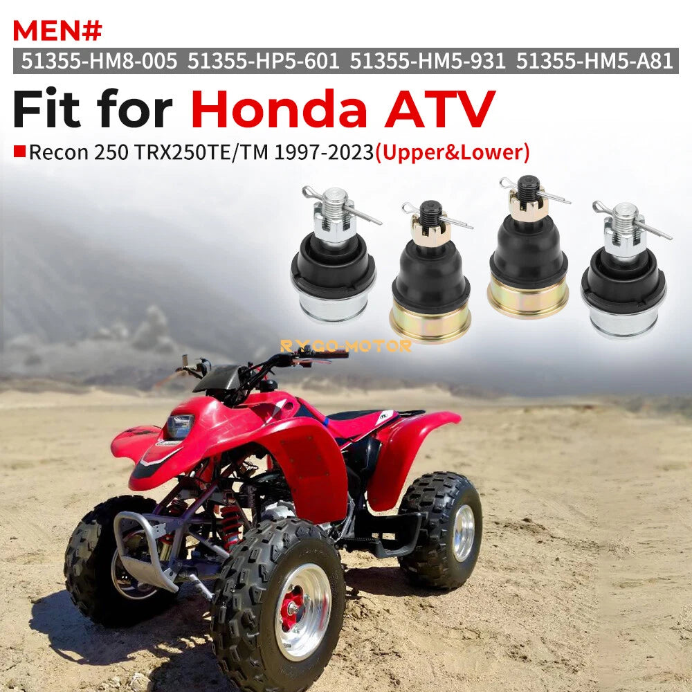 Ball Joint Kit for Honda TRX 250 Recon (2002–2009) 51355-HM8-005 51355-HP5-601