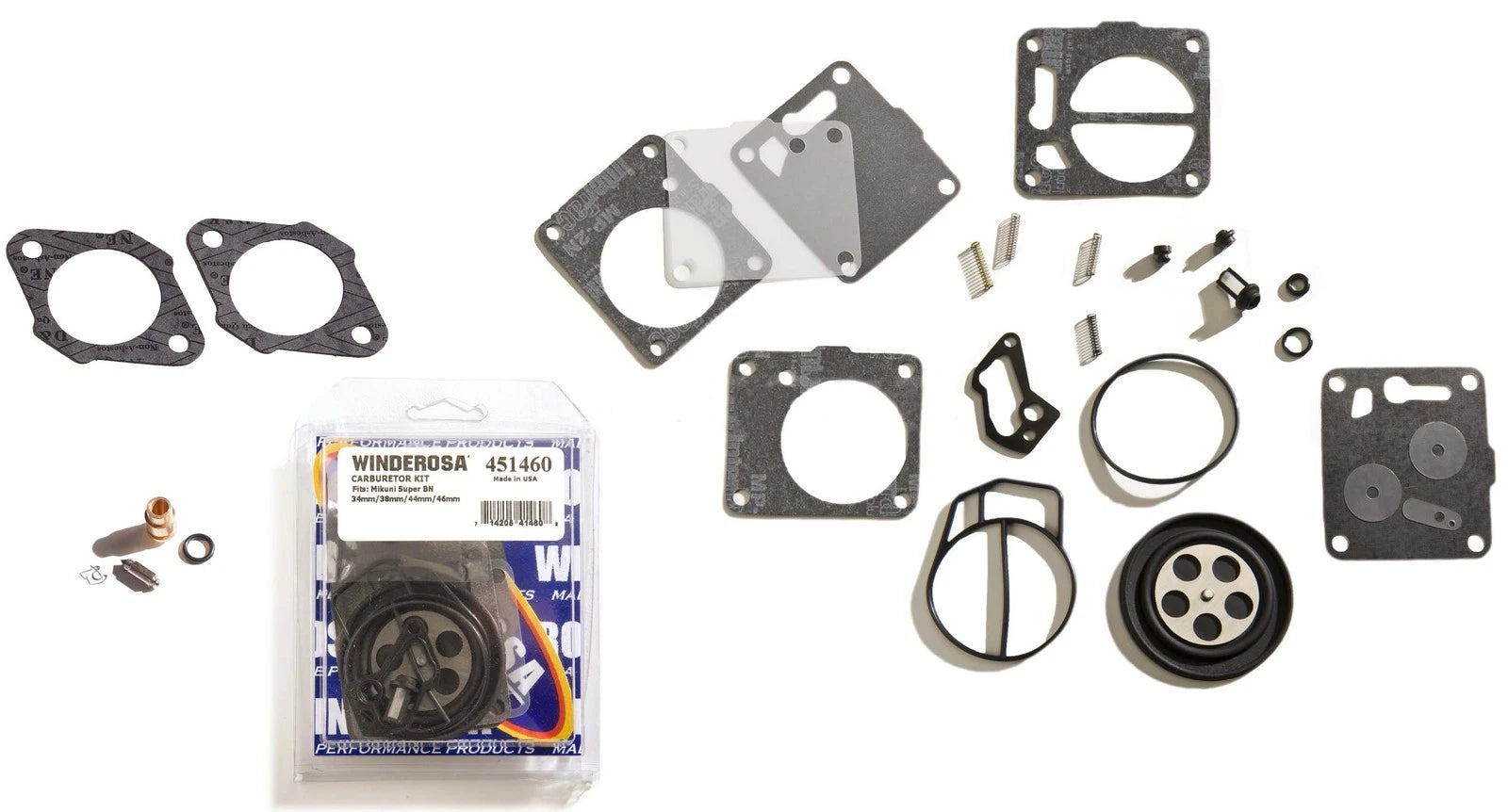 Carburetor Rebuild Kit for Yamaha Super Jet 650 (1990–1995) - Base Gaskets & Needle Seat