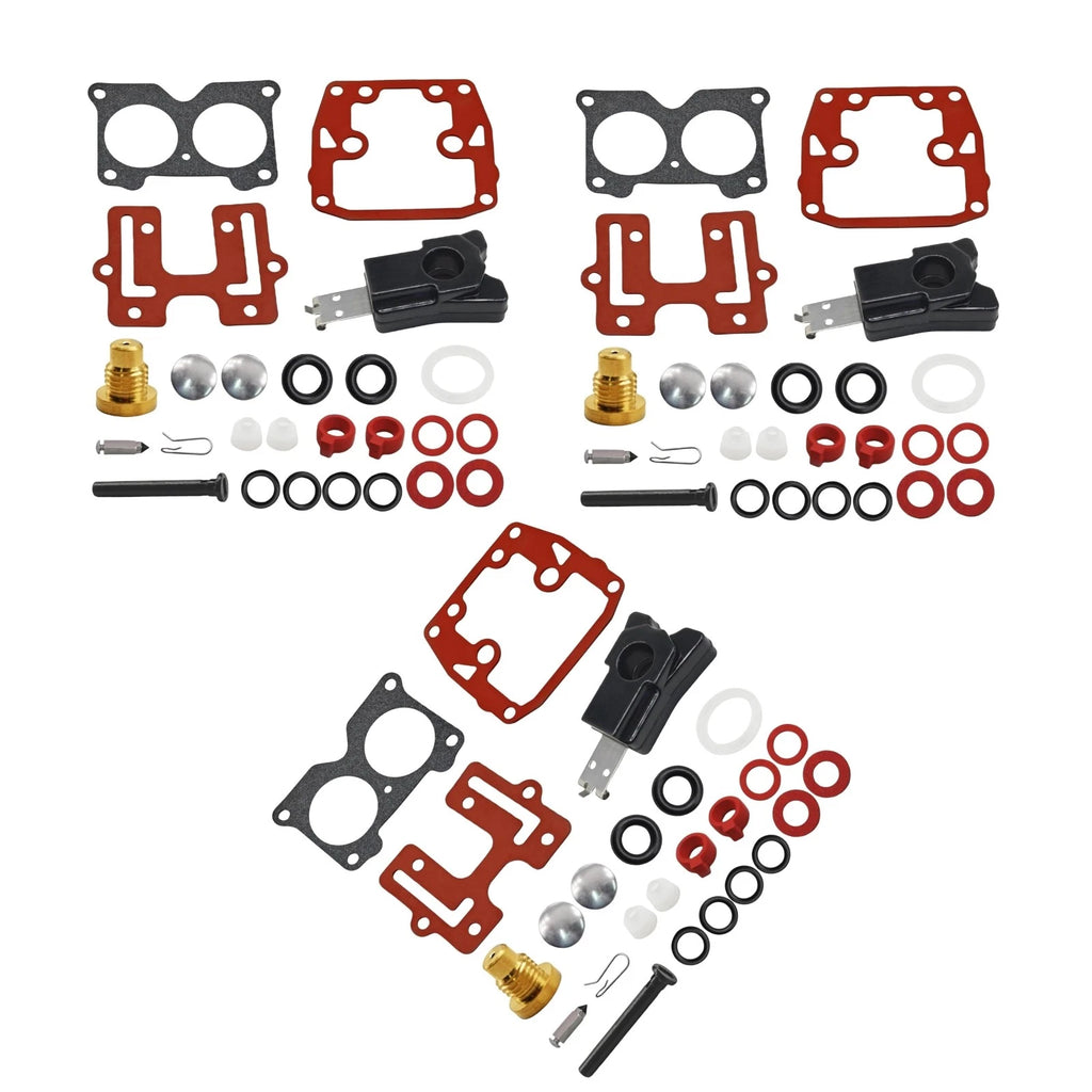 3Pcs Carb Repair Kit 439076 for Johnson Evinrude Carburetor (BRP/OMC)