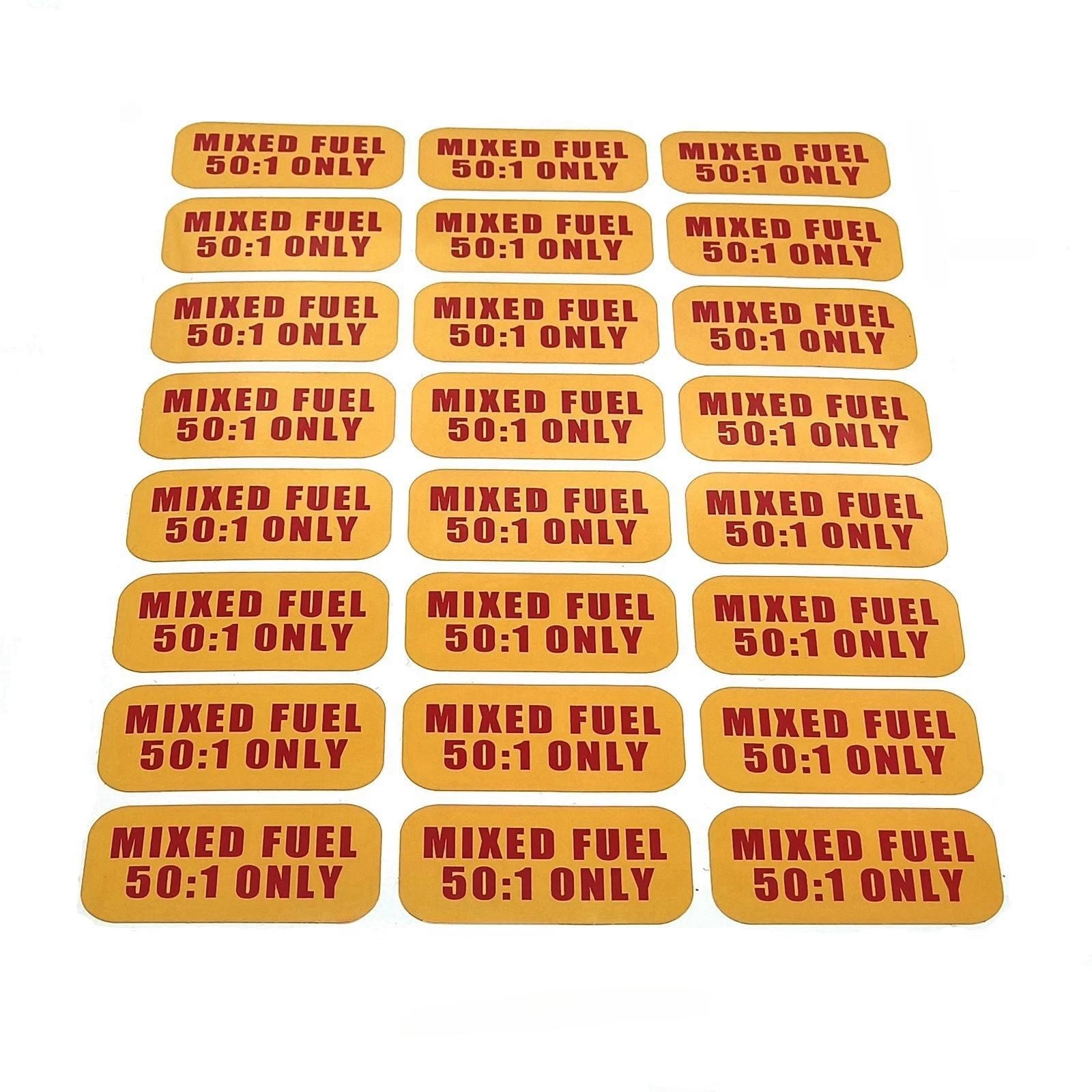 Mixed Fuel Sticker 50:1 for All Models