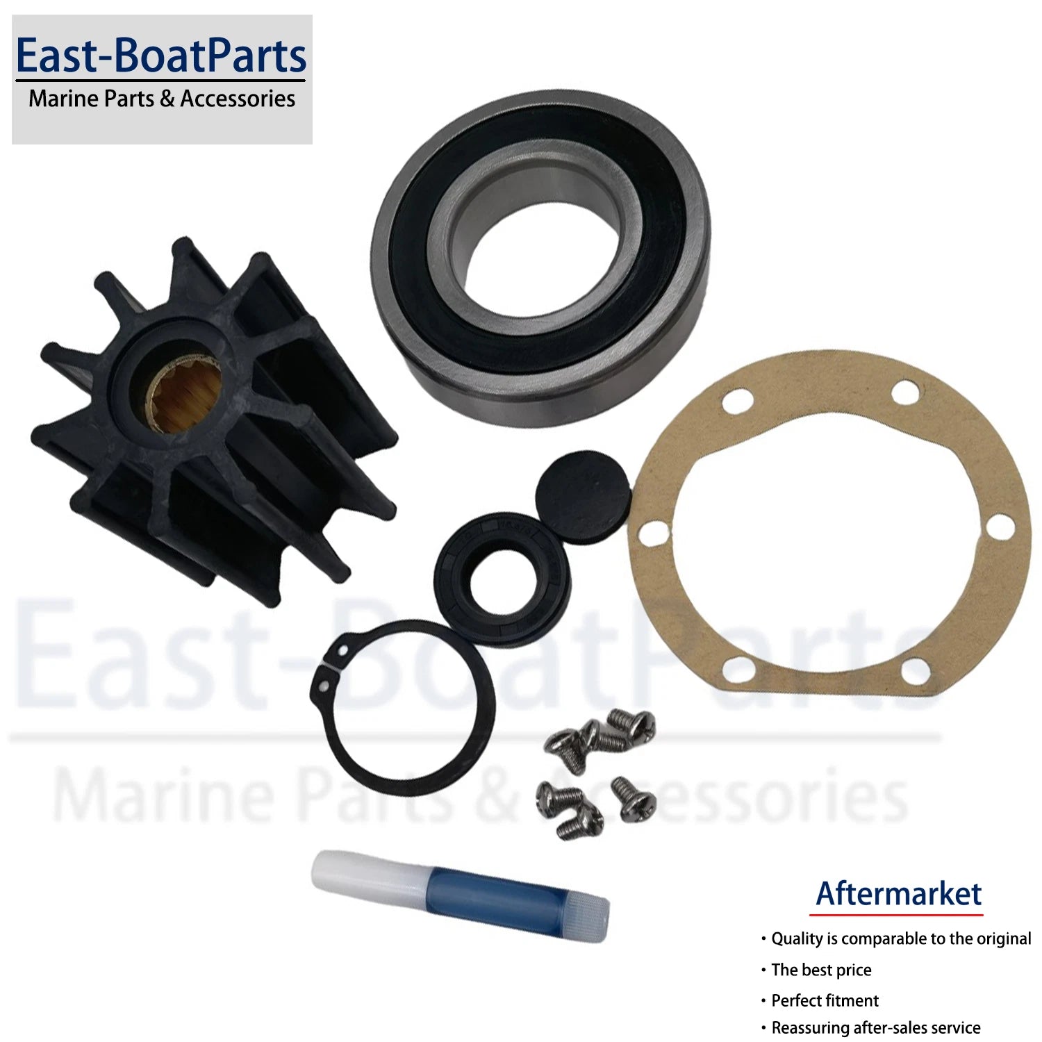 Water Pump Repair Kit for Volvo Penta AQ200 AQ225 AQ255 AQ260 AQ271 AQ311 (1970–1990)