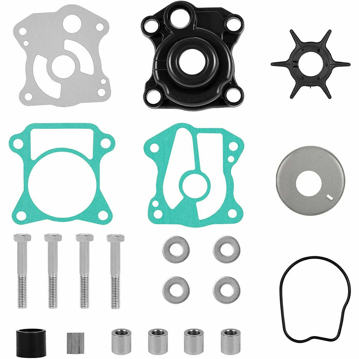 Water Pump Impeller Kit for Honda Marine Outboard 35-50 HP (06193-ZV5-020)