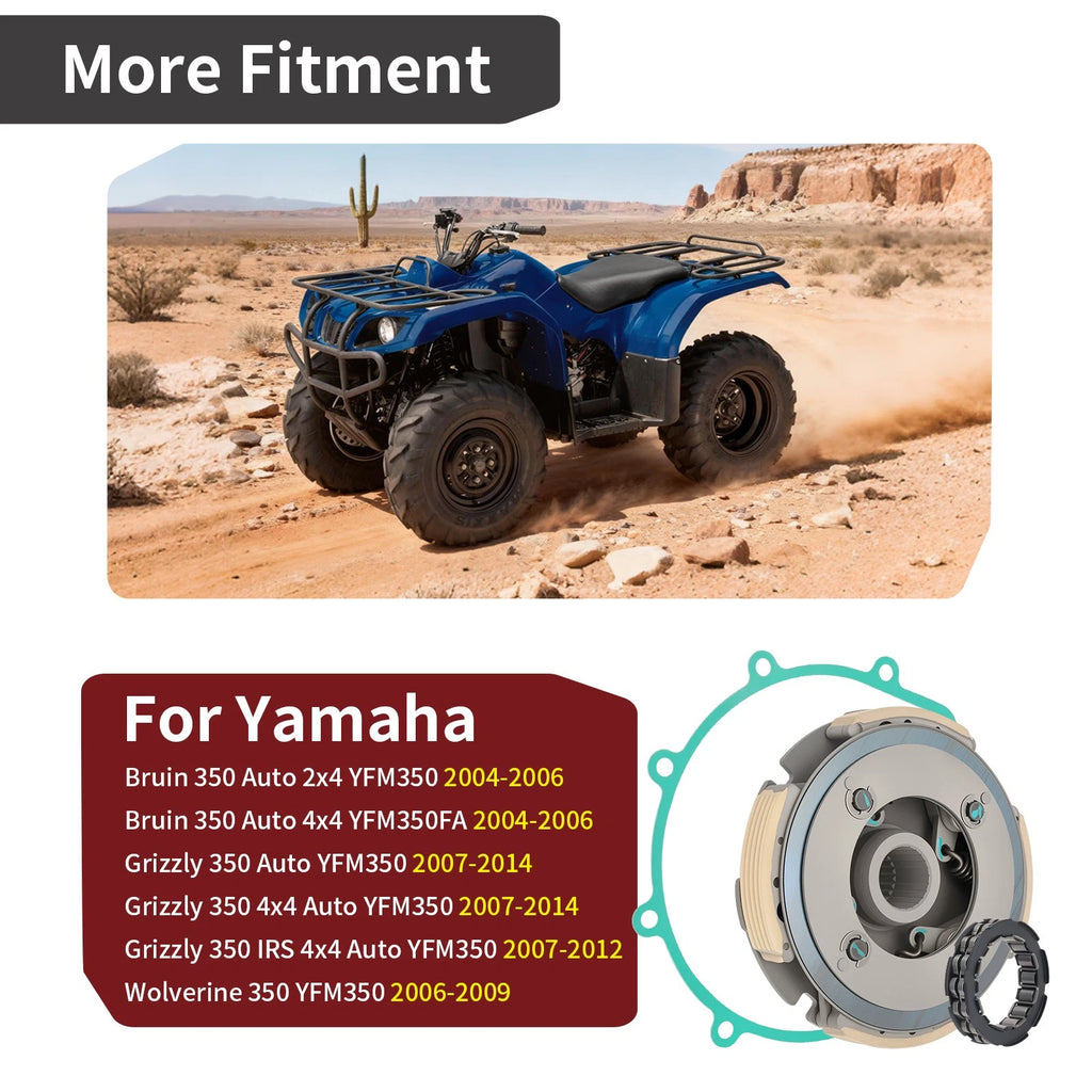 Wet Clutch Centrifugal Carrier & Bearing Gasket for Yamaha Wolverine 350 (2006–2009)
