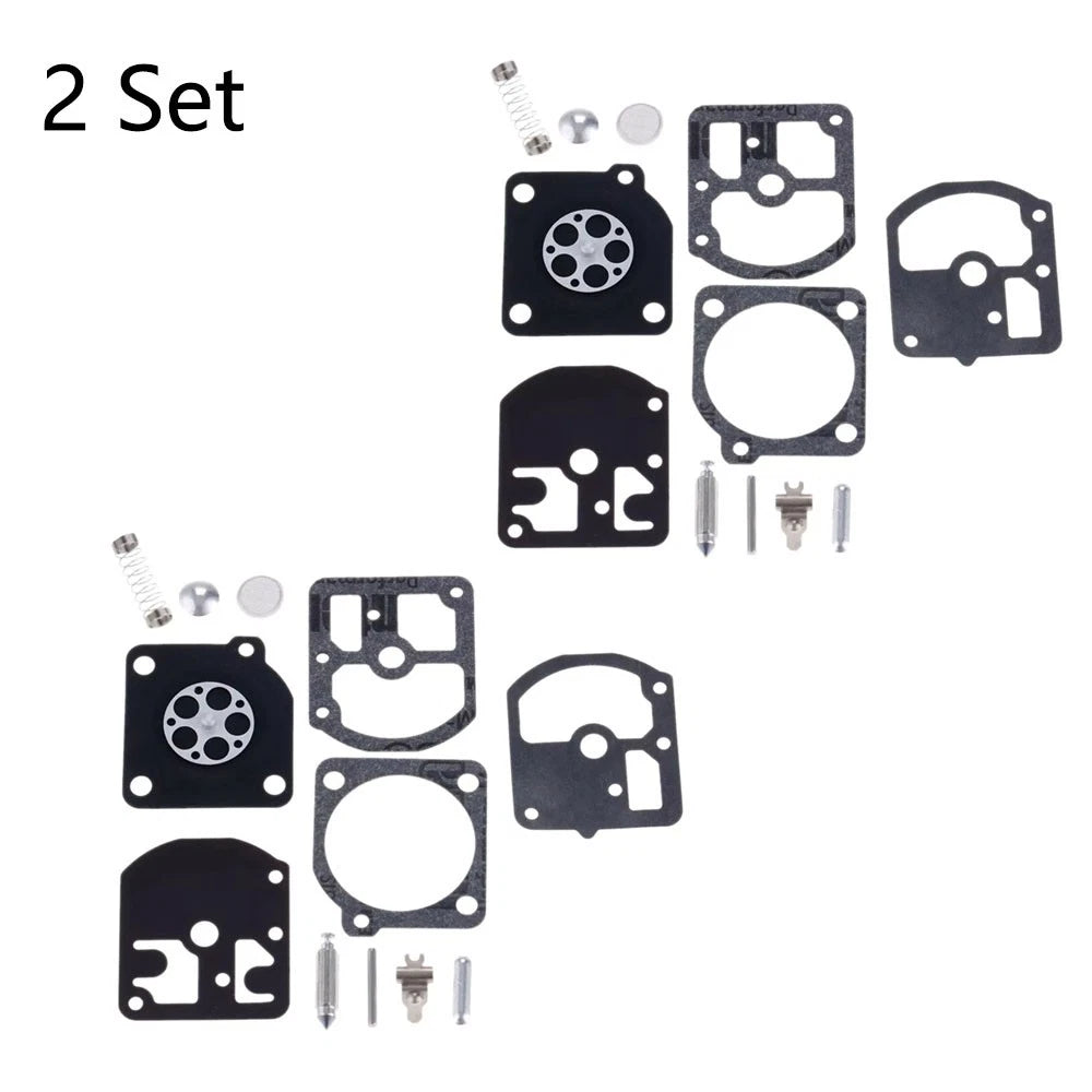 Set of 2 Carburetor Repair Kits for ZAMA RB-5 RB-7 RB-11 RB-14 (STIHL 09 010 011 012)