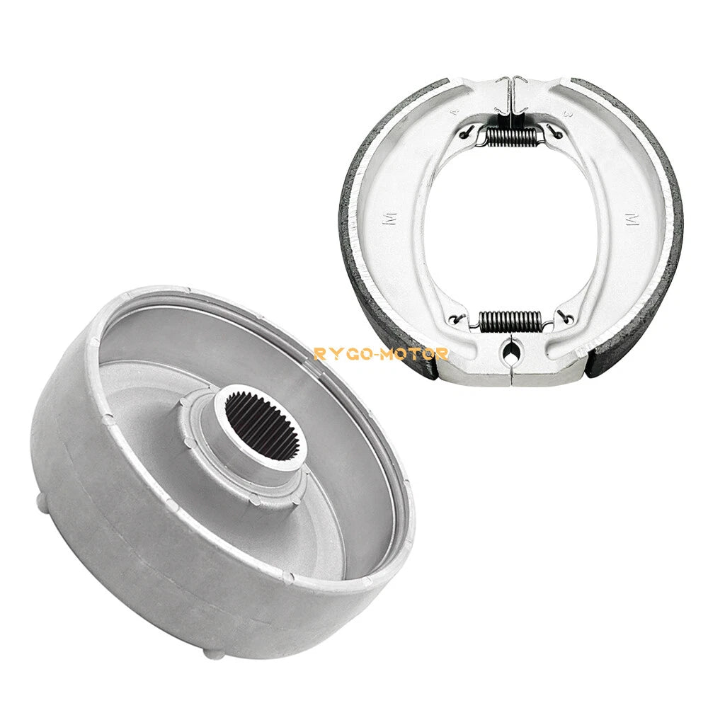 Rear Brake Drum Hub & Shoes for Honda Recon 250 TRX250TE/TRX250TM (1997–2023)
