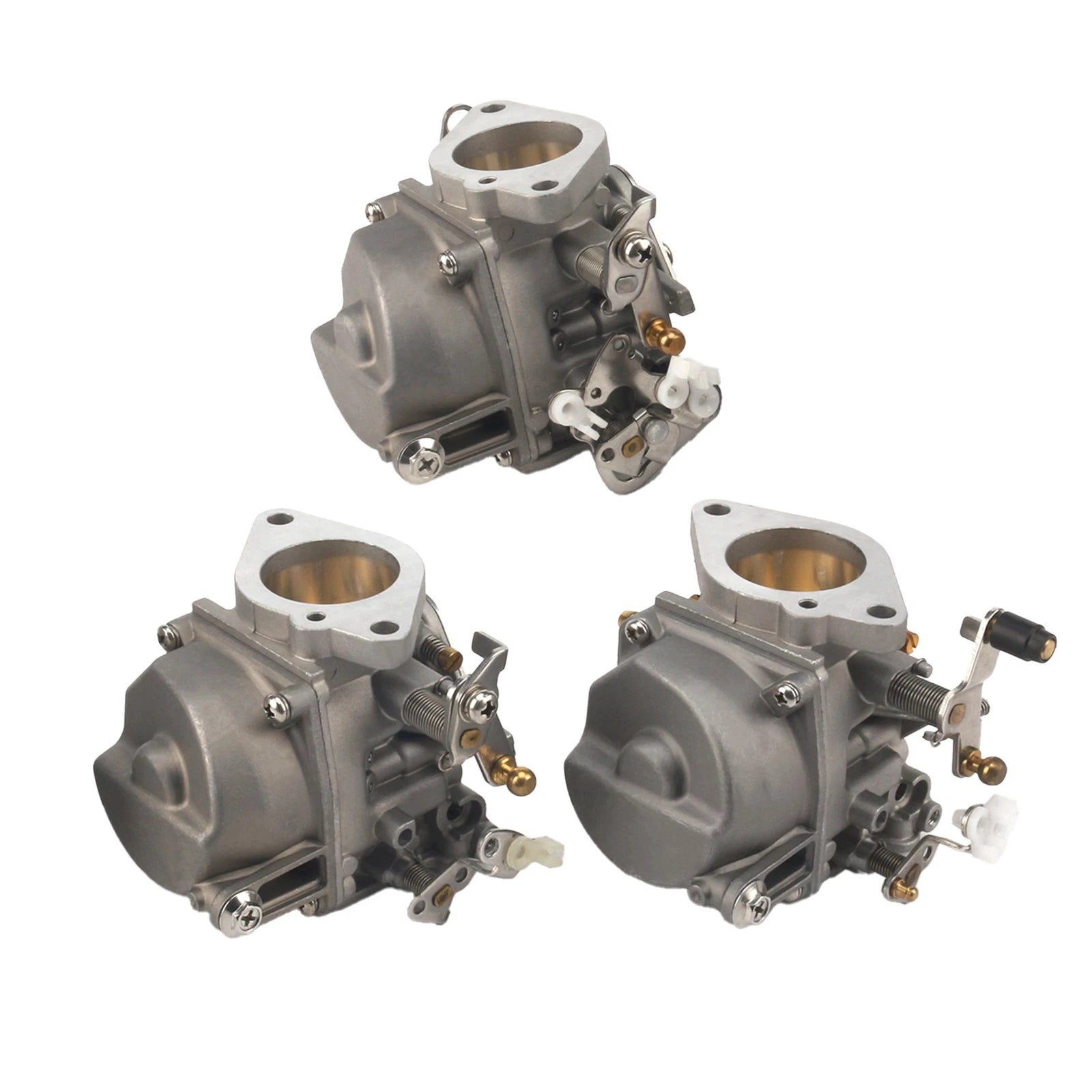 Set of 3 Carburetor Assy for Yamaha 90HP 90TLR (1990–1999) 6H1-14301 14302 14303