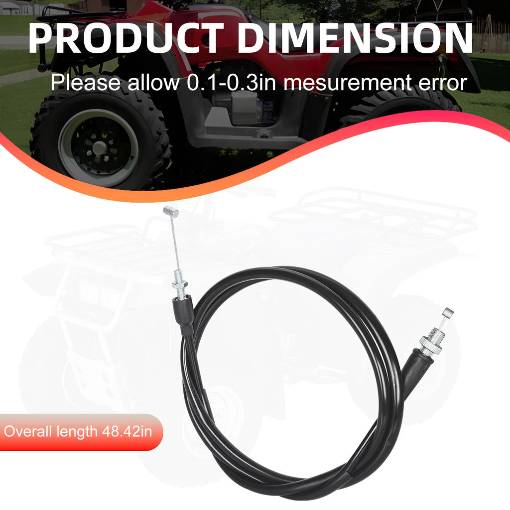 Throttle Cable for Honda Foreman 450 TRX450 S/ES/FE/FM (1998–2004)