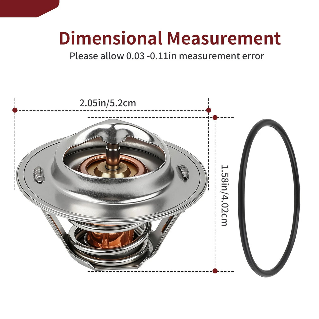 Thermostat & O-Ring for Kawasaki Vulcan 88 750 1500 (1988–2009) 49054-1051 49054-1069