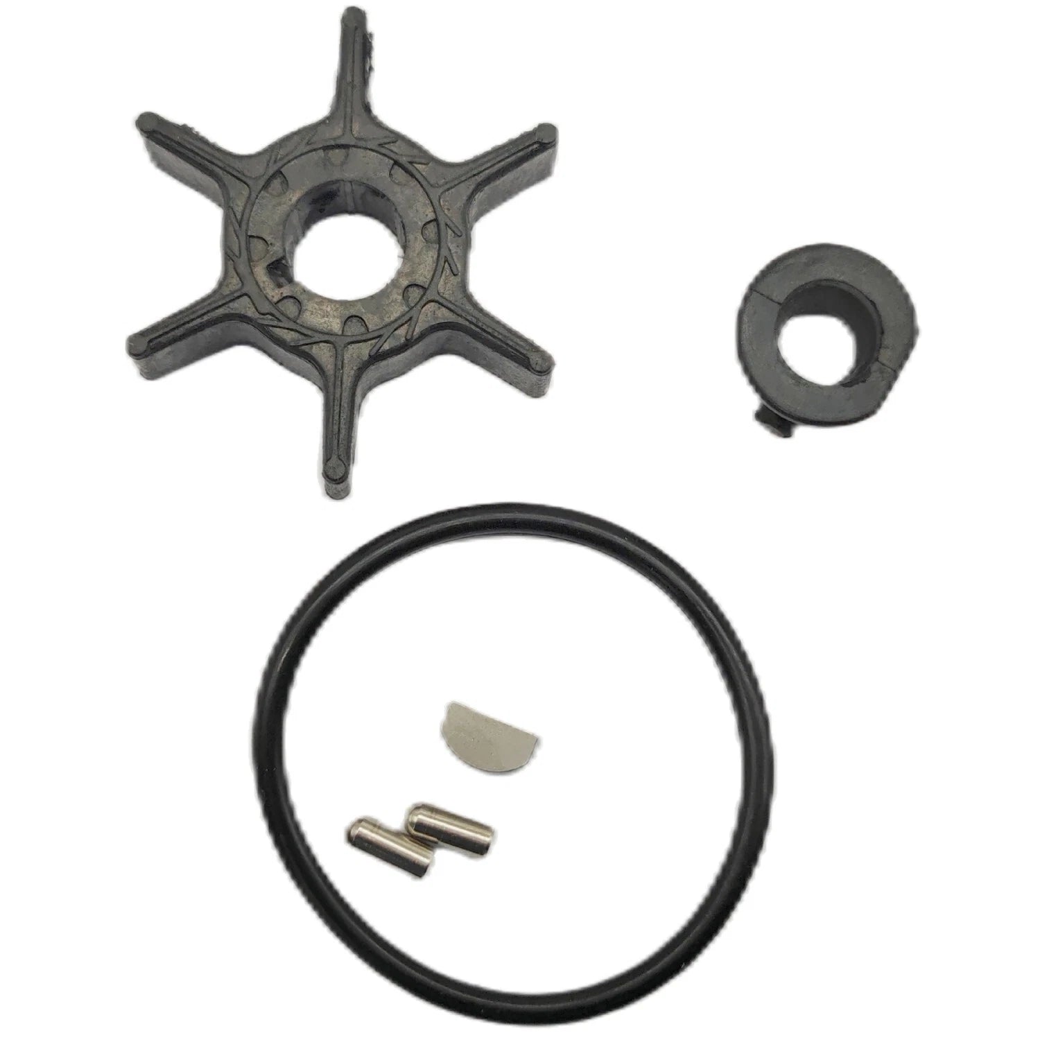 Water Pump Impeller Kit for Yamaha 4 Stroke 15-20 HP Outboard (F15C, F20) 6AH-W0078-00