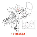 4Pcs Stud for Mercury Mercruiser (16-56296, 16-866562)