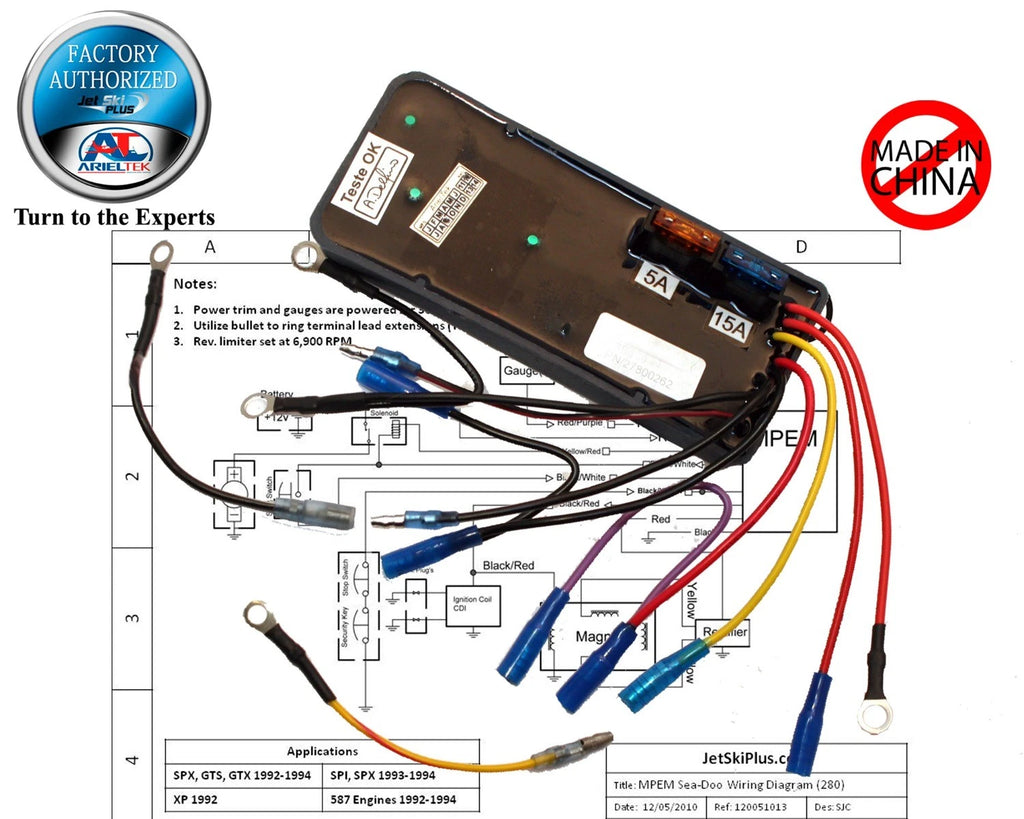 MPEM for SeaDoo (278 000 070, 200, 262, 413)