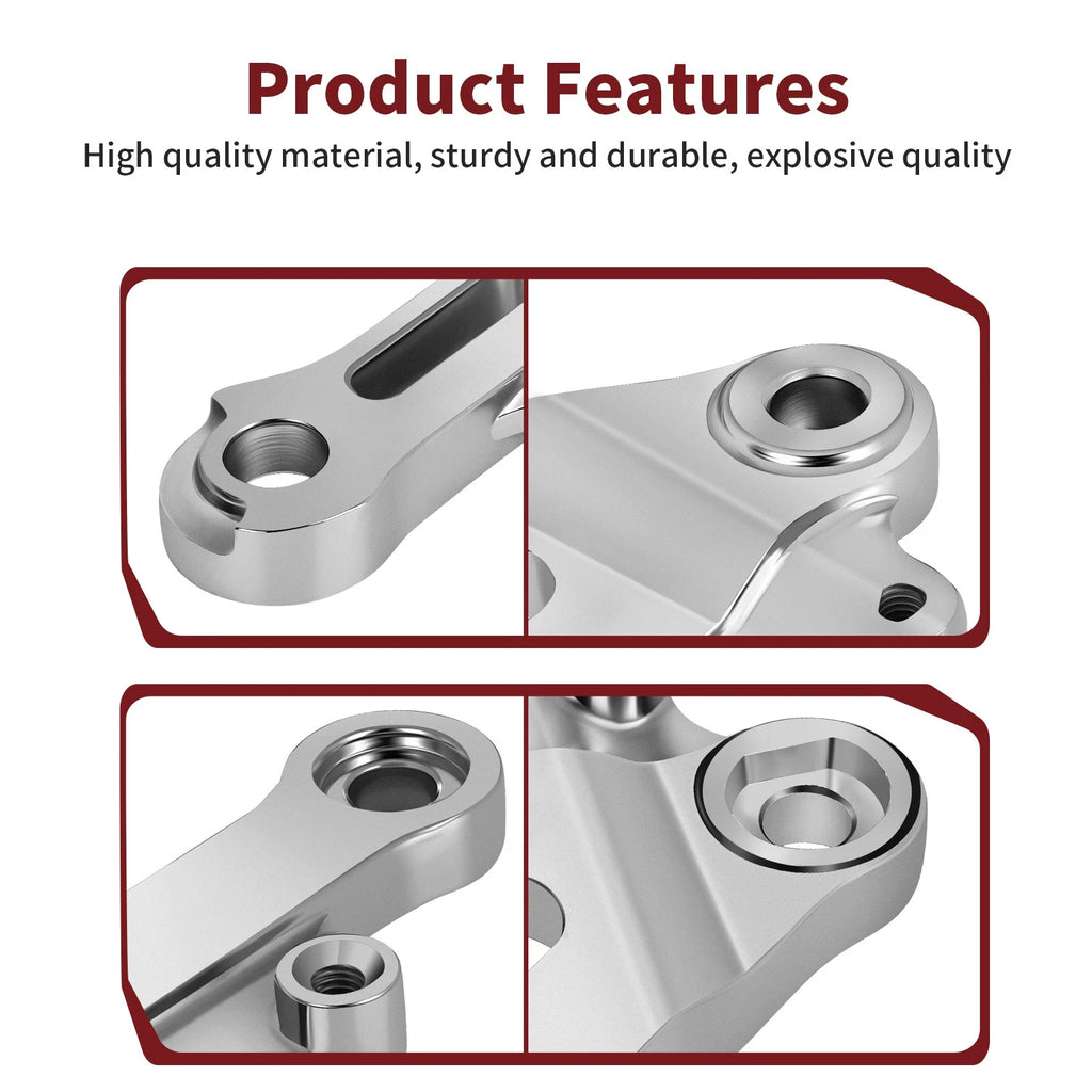 Left Foot Peg Step Mount Stay for Kawasaki ZZR600 Ninja ZX600 ZX900 (1990–2006)