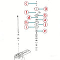 Water Pump Repair Kit for Mercury Quicksilver (8M0094529, 8M0057715)