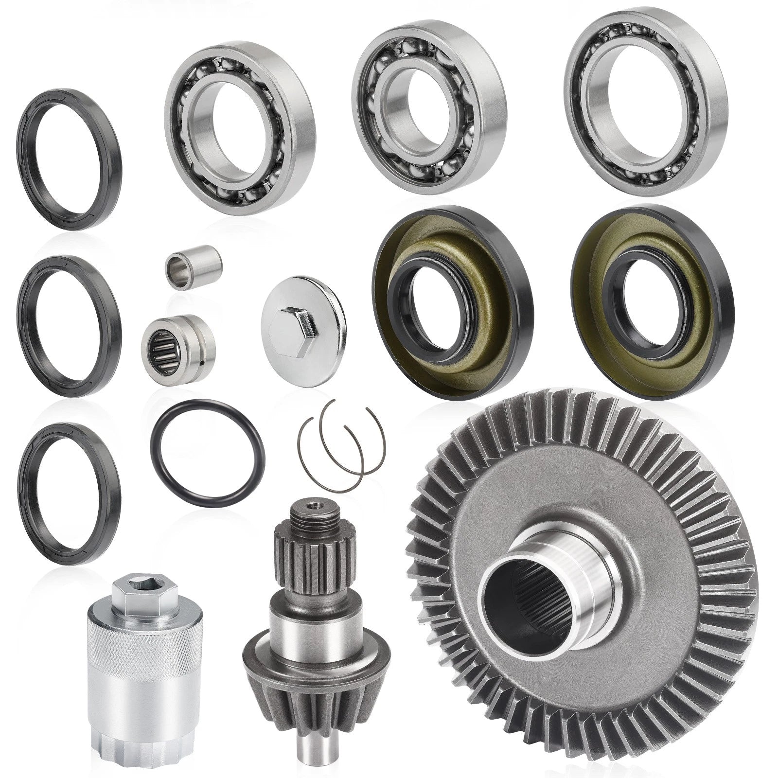 Rear Differential Rebuild Gears Kit for Honda Recon 250 TRX250 (2002–2023)