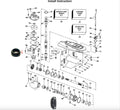 Lower Unit Gearcase Seal Kit for Johnson Evinrude 25-50Hp (433550, 18-2694)