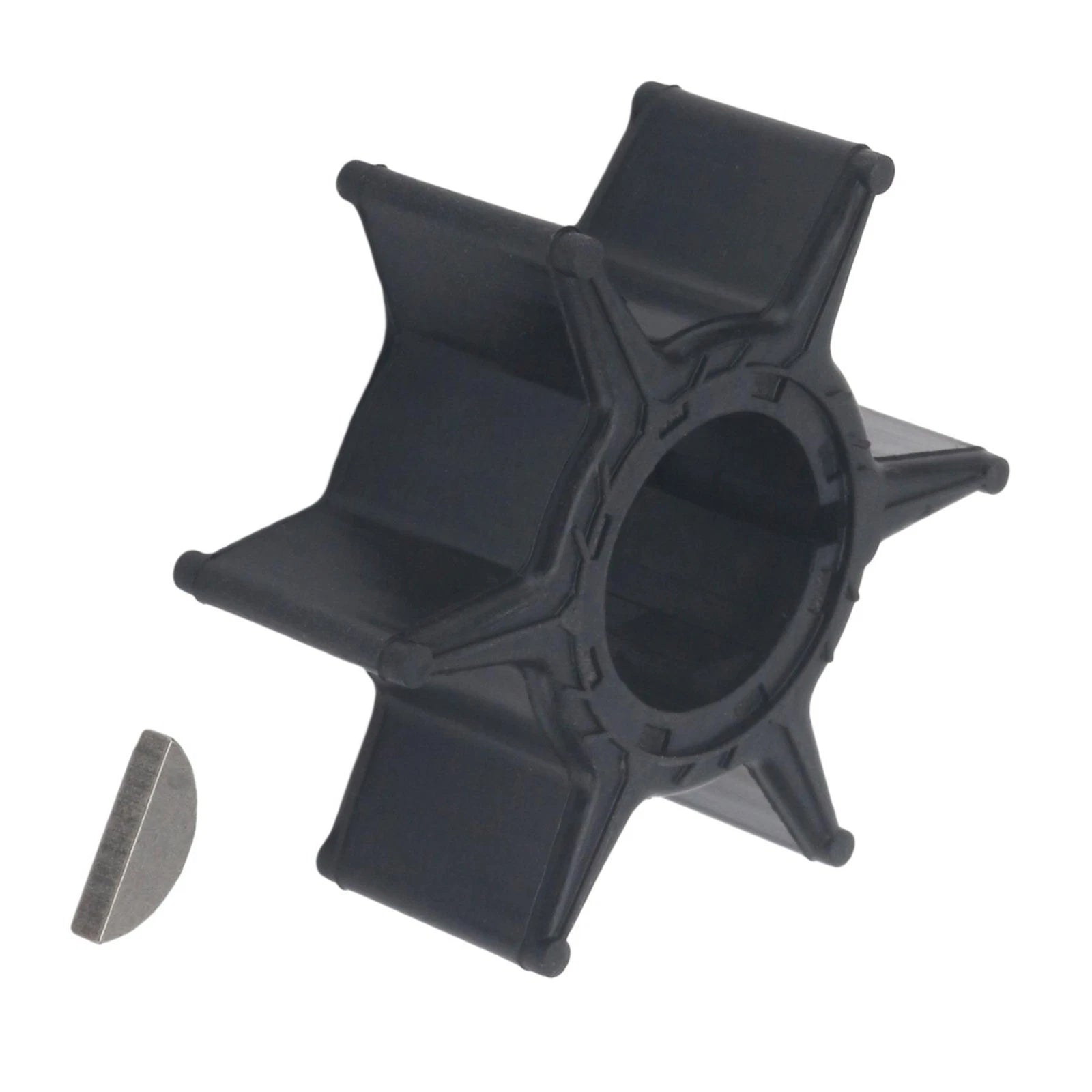 Water Pump Impeller & Key for Yamaha Outboard (6H3-44352-00, 6H3-44352-02)