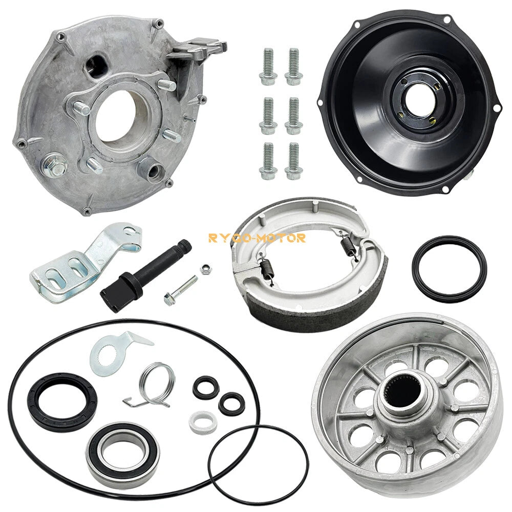 Rear Brake Drum Hub Plate Cover Bearing Seal for Honda FourTrax 300 (1998–2000)