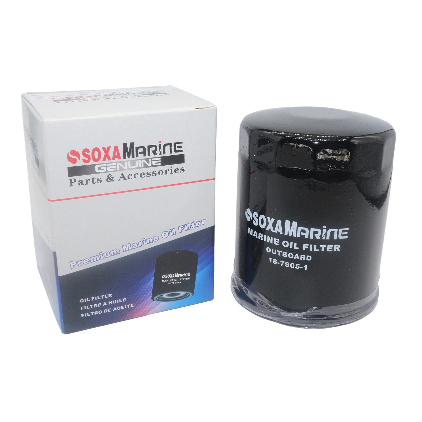 Oil Filter for Suzuki Outboard 150-350HP (16510-96J10, 16510-96J00, 16510-93J00, 18-7905)
