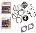 Dual Carburetor Rebuild Kit & Base Gaskets for Sea Doo XP RX GSX GTX (947 951)