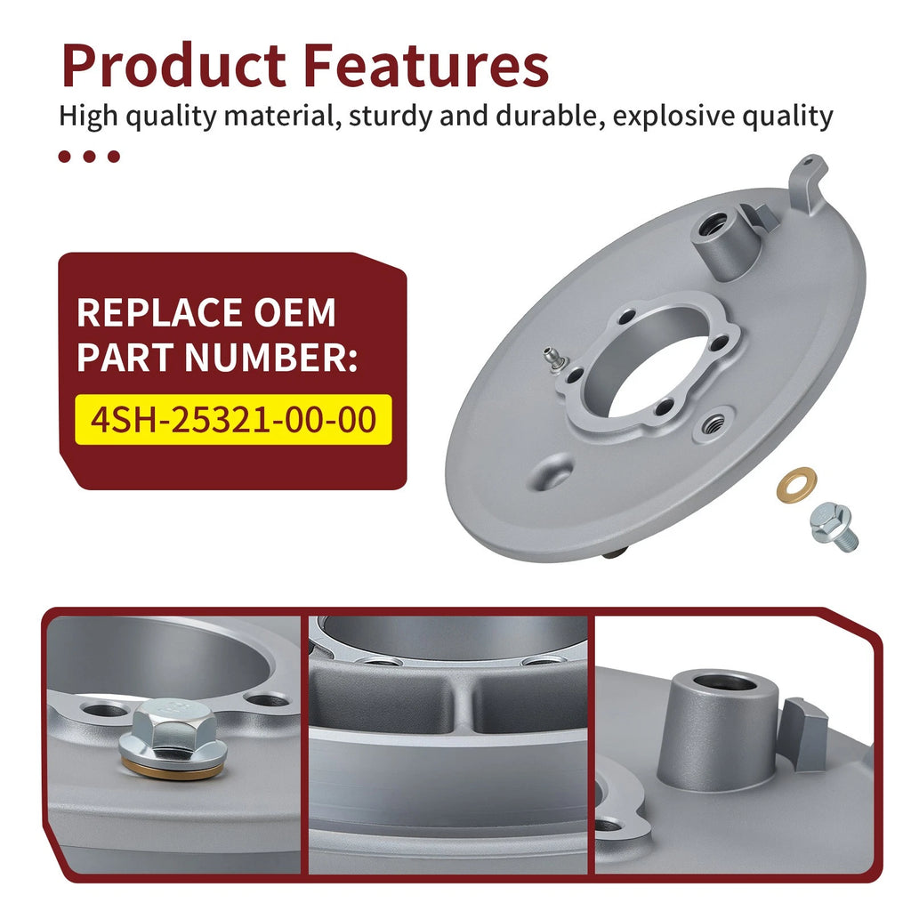 Rear Brake Drum Plate for Yamaha Kodiak 400 YFM400 4x4 (1993–1999) 4SH-25321-00-00