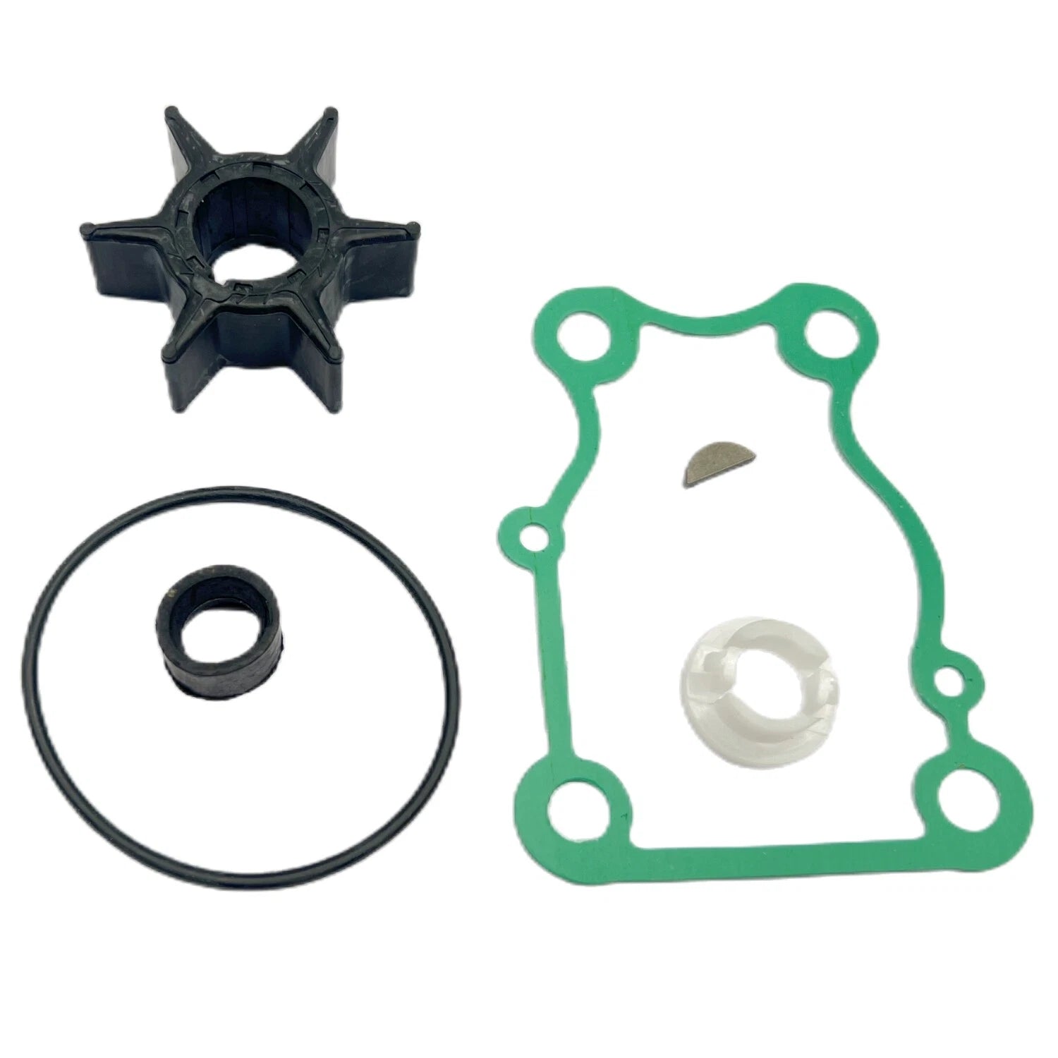 Water Pump Impeller Kit for Yamaha 2-Stroke 40 50 HP Outboard (63D-W0078-01)