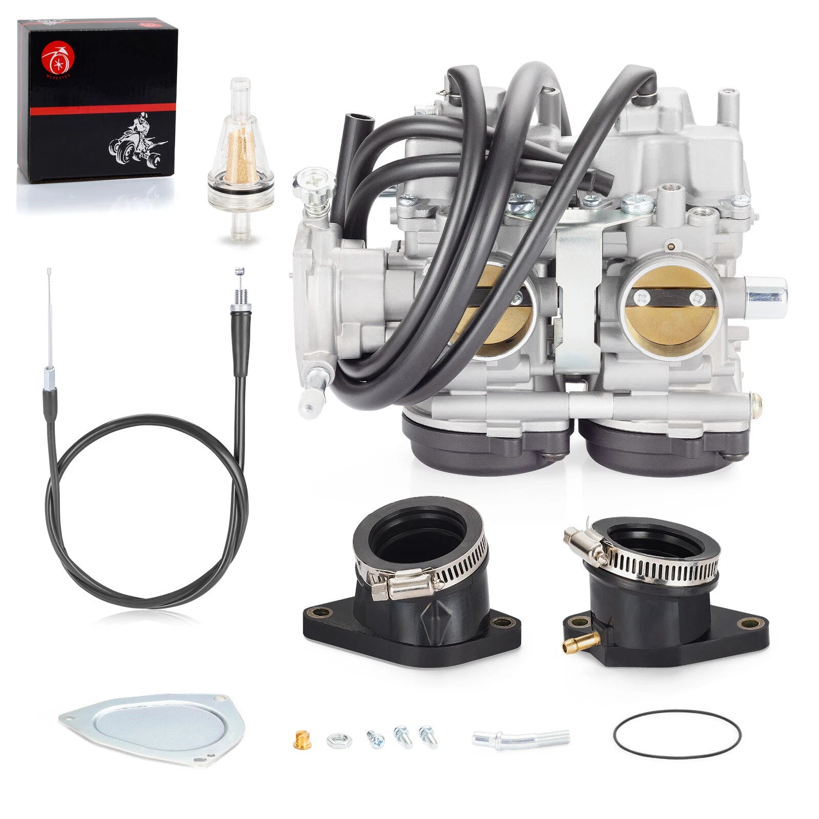 Carburetor Carb Kit for Yamaha Raptor 660R YFM660 YFM660R ATV (2001–2005) #5LP-14900-00-00