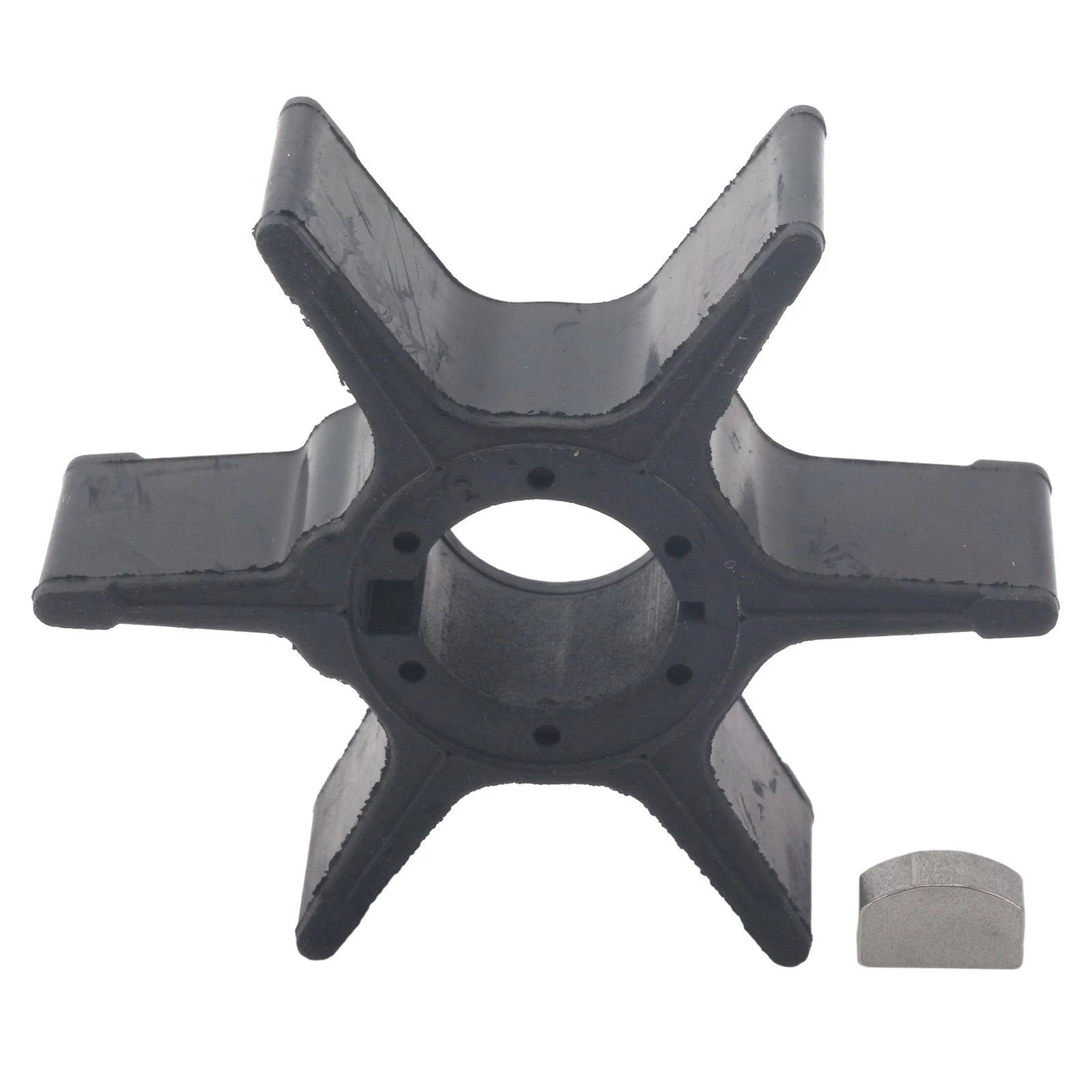 Water Pump Impeller & Key for Suzuki 20-40 HP 2 Stroke Outboard 17461-96312