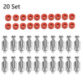 30Pcs Carburetor Float Valve Needle Seat Kit for B&S 398188 (N/A)