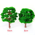 10Pc Tree Scenery Set for Wargame Architecture Railroads Trains