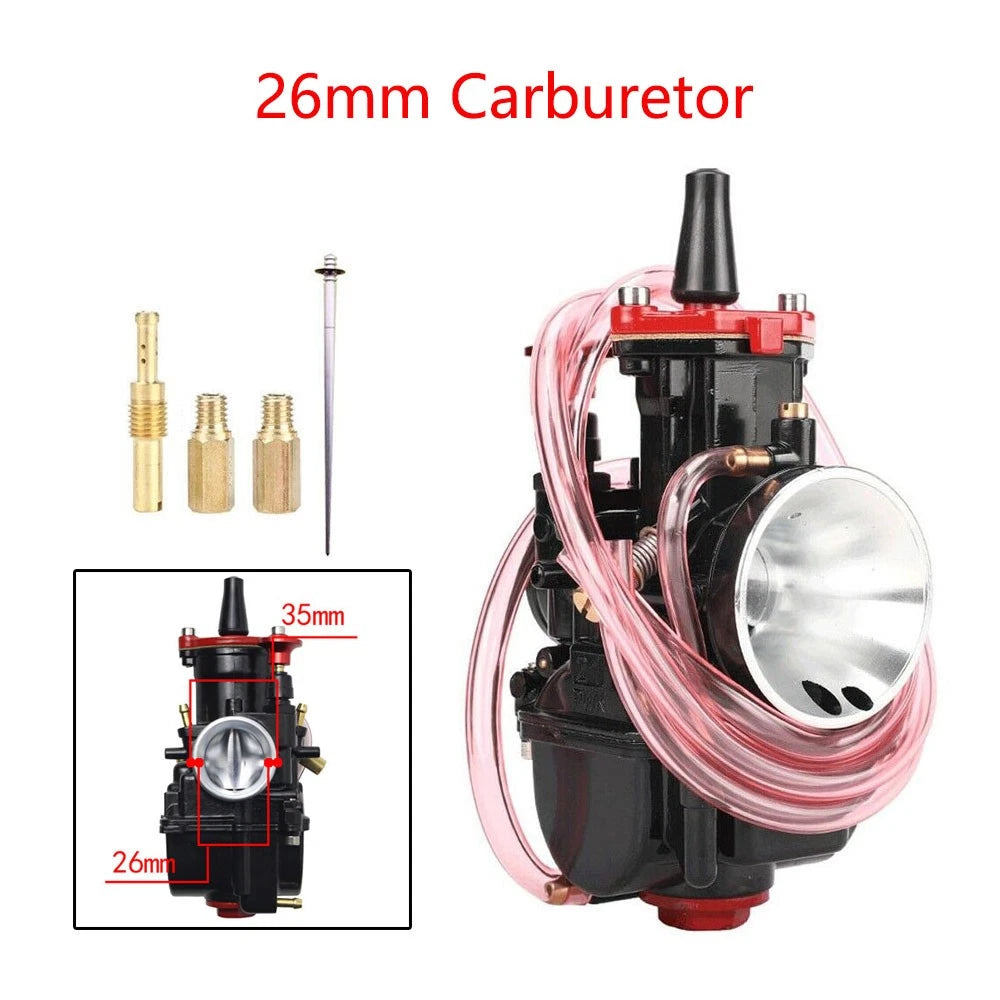 26mm Carburetor Jet Kit for 90-125cc Dirt Bike ATV Moped Scooter (1990–2023)
