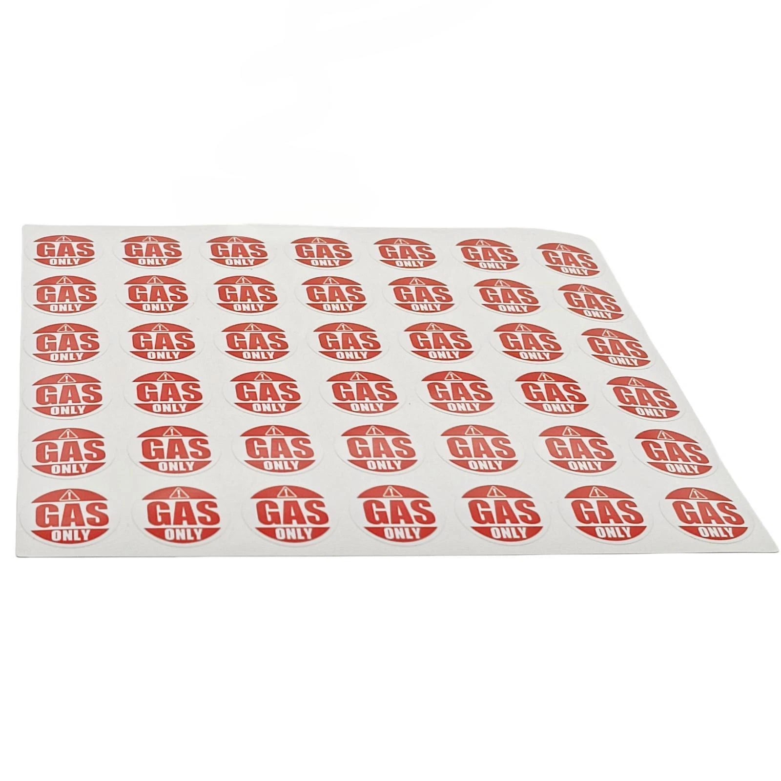 1" Round Stickers for Gas-Operated Generators (Identifying)